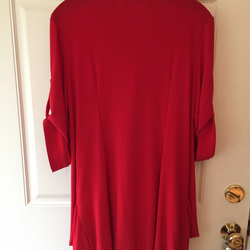 Joseph Ribkoff Red over jacket, size 10 - Picture 2 of 5